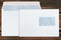 [32996] Briefhüllen mit Fenster B5 176x250 mm Haftklebend Hochweiß 100 g/qm